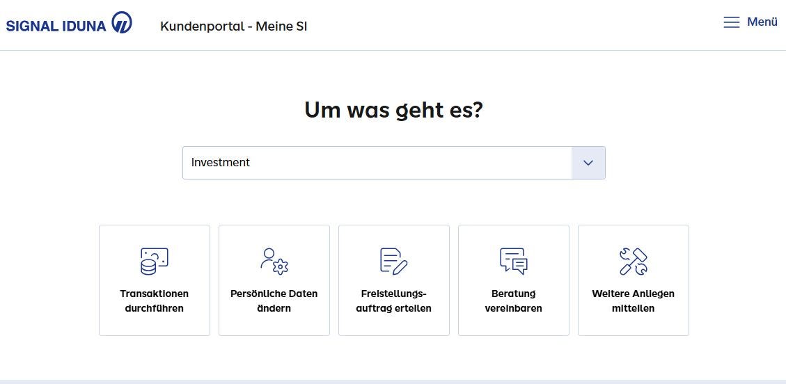Meine SI Kundenportal